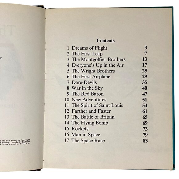 The Story of Flight Hardcover Mary Lee Settle Step Up Books Vintage Childrens - Picture 5 of 9